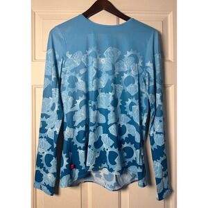 Terry Women's Soleil Flow Long‎ Sleeve  Blue Cycling Jersey Women's Large